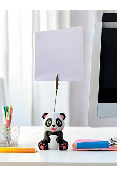 Perazayn Sevimli Mutlu Panda Fotoğraf Not Tutacağı Hediyelik Not Tutucu