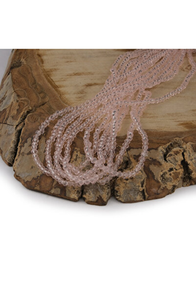 Prestij Boncuk خرز كريستال وردي 2 ملم - A024