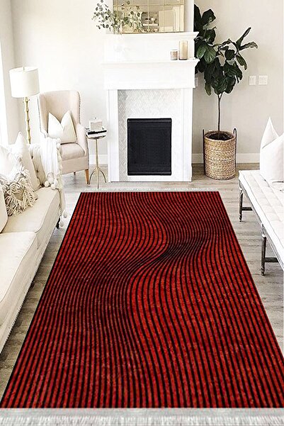 MOTTO HALI Modern Eko Punto Kaymaz Tabanlı Yıkanabilir Antibakteriyel Dijital...