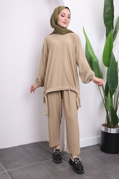 İmajButik Κοστούμι τουνίκ παντελόνι Mink Cold Yarn