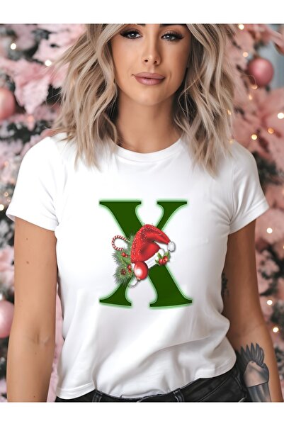 IŞILAY REKLAM Μπλουζάκι Goro Natal Alfabeto Decorativo - X
