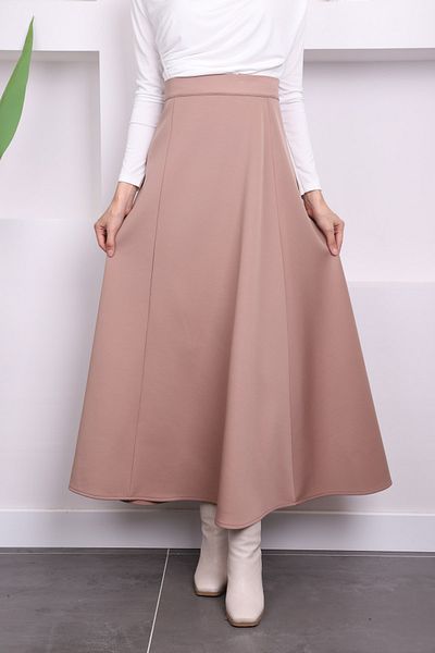 İmajButik Φούστα Mink Scuba Flared