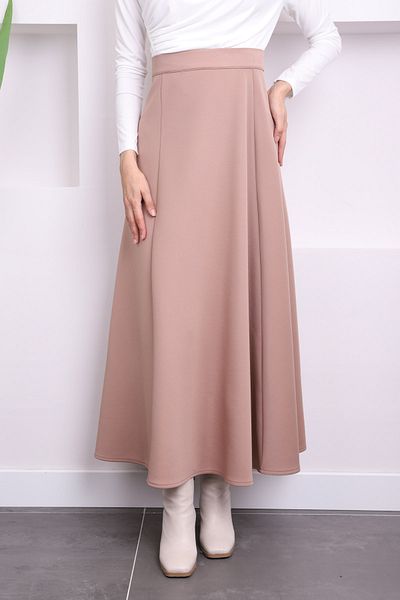 İmajButik Φούστα Mink Scuba Flared