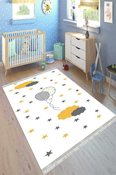 MOTTO HALI Çocuk Eko Punto Kaymaz Dot Tabanlı Yıkanabilir Antibakteriyel Diji...