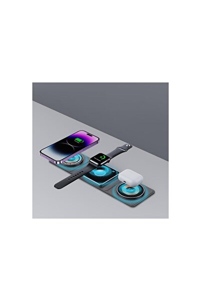 Sunix 15w 3in1 Kablosuz Şarj Standı Mg-70