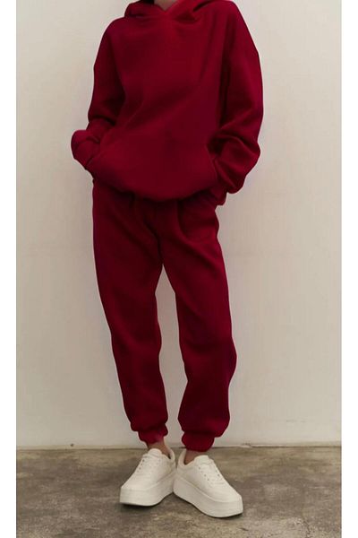 viviza Tracksuit Suit Unisex 3 Yarn Raster Thick and High Quality