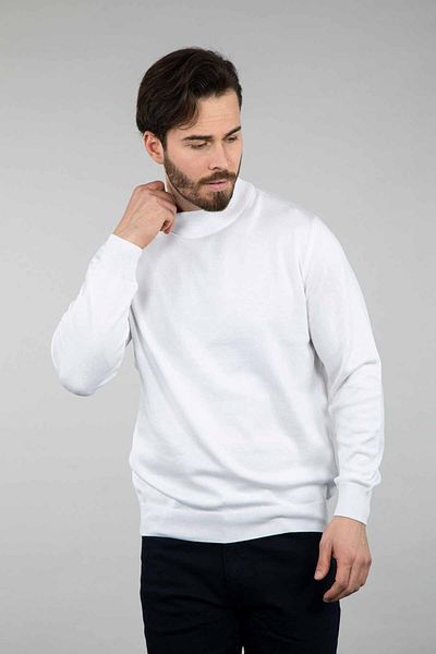 Tony Montana Tony Classics Half Turtleneck Basic Knitwear- T-1003