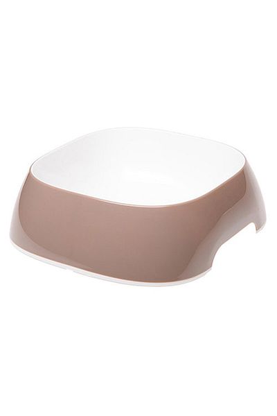 Ferplast Glam Medium Melamine Cat Dog Food Water Bowl Brown 750 ml
