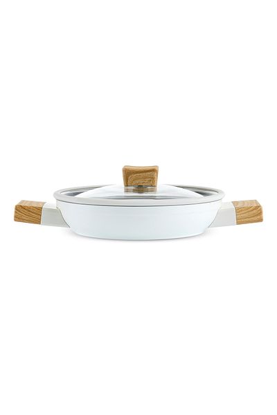 Karaca Swiss Crystal Creamy Wood 6 Piece Sahan Set