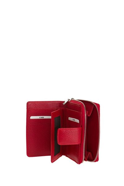 Bilik Deri Kırmızı-rölax Kadın Cüzdan Bsh 3672