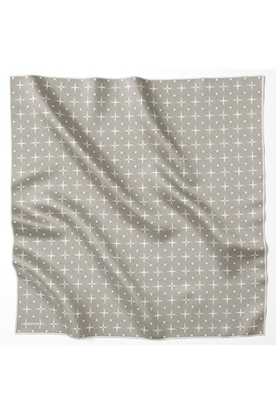 Armine Μεταξωτό Φουλάρι 2025 Χειμώνας - 9207-06 Stone Twill