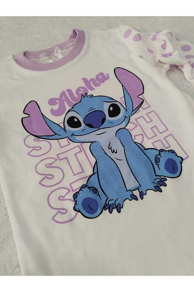 Store Lilac Kuala Patterned Girl's Pajamas Set Nightgown Set