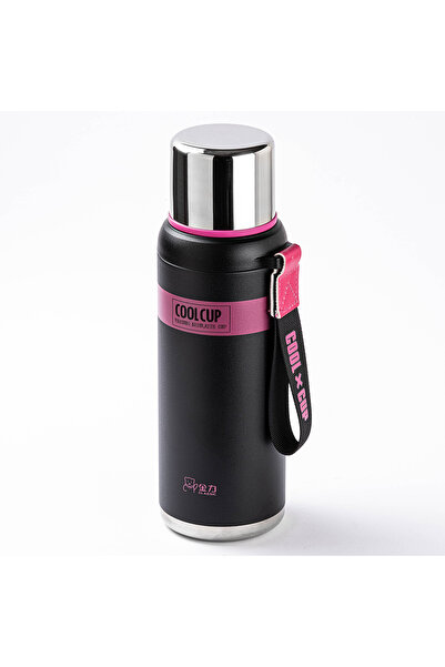 Tantitoni OKADI COLOR RIM SİYAH PASLANMAZ ÇELİK TERMOS 650ML