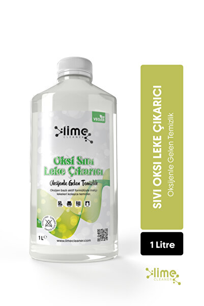 Lime Cleaner Çok Amaçlı Sıvı Leke Çıkarıcı (OKSİJEN BAZLI AKTİF FORMÜL) 1000ml