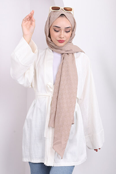 İmajButik Linen Ecru Kimono - Waist Belted