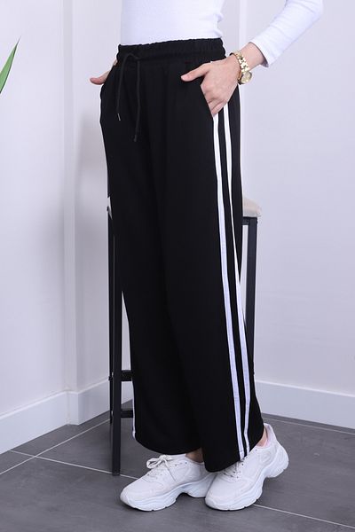 İmajButik Μαύρο ελαστικό φούτερ μέσης Modal
