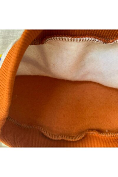 sally baby 3 Thread Winter, Raised Inside, Printed, Button Detailed Top and Bottom Set, Tracksuit Set