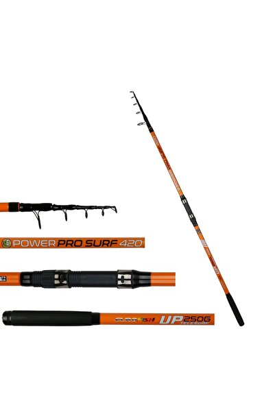 EUROFISH Power Pro 420 100-250 Gr Teleskopik Surf Olta Kamışı