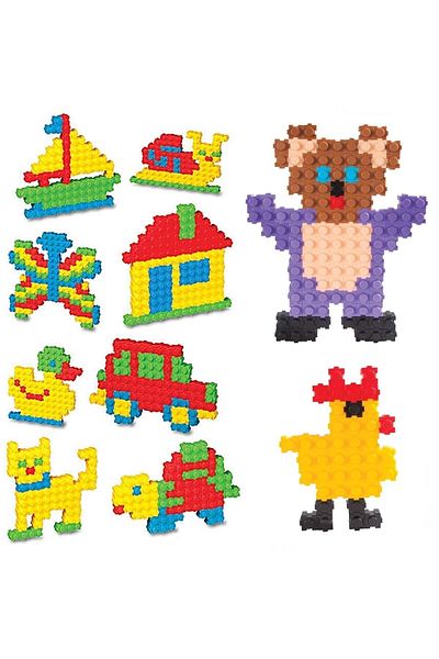 PİLSAN Pilsan Snap Blocks 224 Pieces