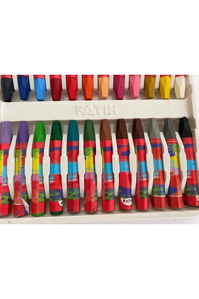 Fatih 24 Color Crayons
