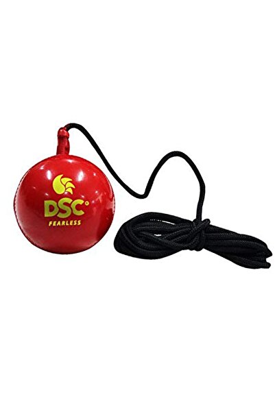 DSC Hanging Synthetic Cricket Ball (Red)| Rubber | Suitable for Practice Game | Solid inner core