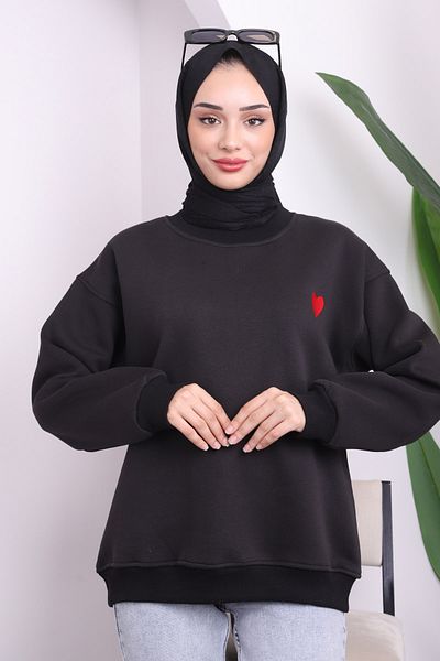 İmajButik Μαύρο κέντημα με τρεις κλωστές ιδρώτας