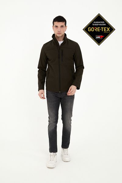 ENZİM JEANS Ανδρικό παλτό Softshell με Fleece Εσωτερικό, Αδιάβροχο και Αντιανεμικό
