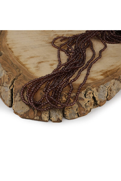 Prestij Boncuk 2 mm ljubičaste kristalne perle - A013