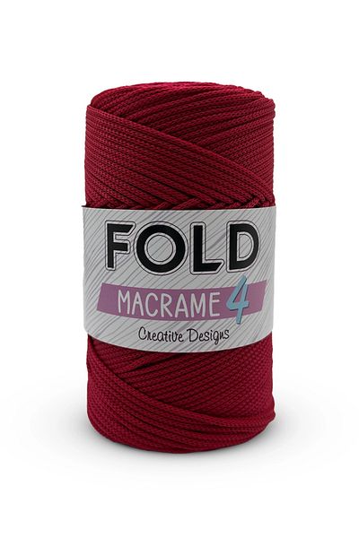 FOLD Yarn Macrame No:4 - 105 Polyester Macrame Thread 2 mm - 200 Gr -230 m Supla Thread Bag Thread