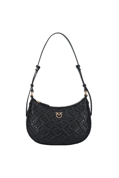 PİNKO Half Moon Schultertasche Leder 27 cm