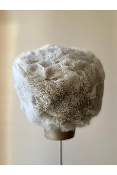 Amor Center Women's Faux Fur Hat Trend Plush Vegan Heart Hat