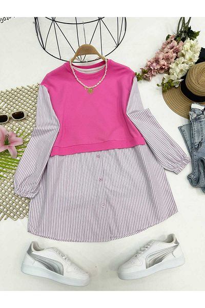 YEDİLALE Shirt Detail Tesettur Tunic