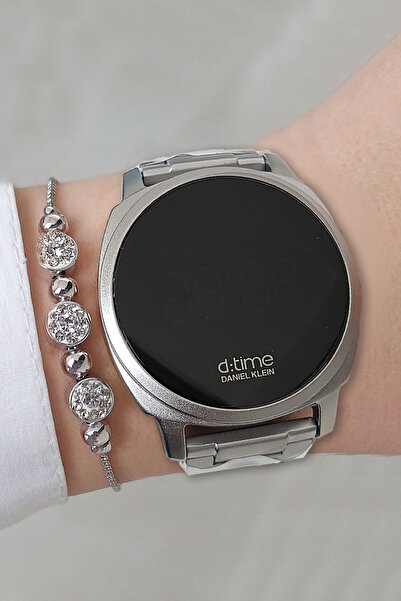 Daniel Klein Metalik Dokunmatik Ekran Kadın Kol Saati Bileklik