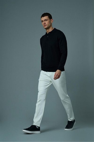 Tony Montana Tony Classics Polo Neck Basic Μακρυμάνικο Πλεκτό- T-1006