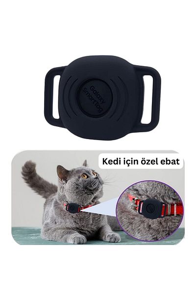 Bambeado Samsung Smarttag Cat Collar Case (Black Color)