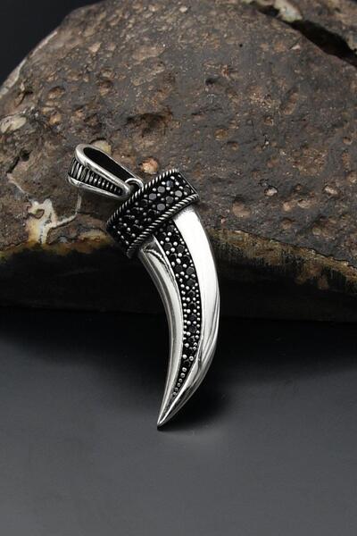 Prestige Fil Dişi Kolye Ucu 925 Ayar Gümüş