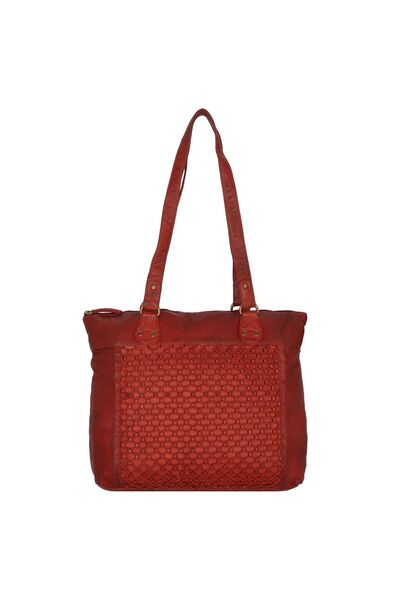 Greenland Nature Femi & Nine Schultertasche Leder 35 cm