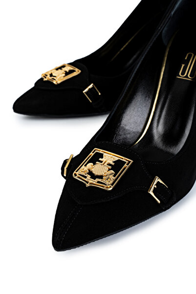 Cengiz Gümüş Altın Toka Süet Klasik Ayakkabı