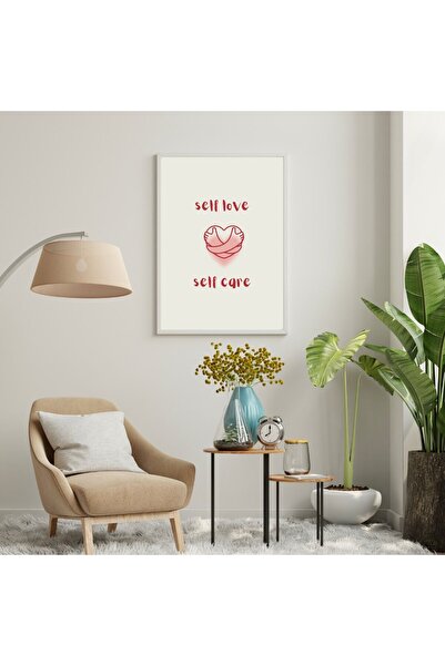 PRYDESIGN Set de 3 tablouri de perete pentru îngrijirea auto-estimației Pry D...