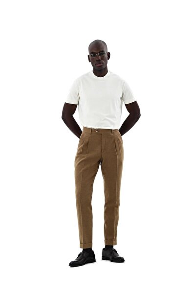 Kadir Büyükkaya Çift Pile Pantolon-KAX2851W