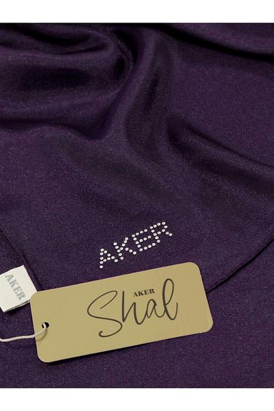 Aker Crystal Shawl - Solid Color - 3030100 -996 - Dark Purple