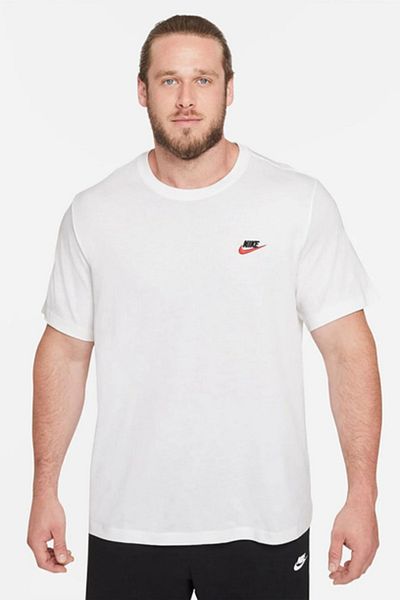 Nike Tricou alb pentru bărbați M Nsw Club Tee Ar4997-100