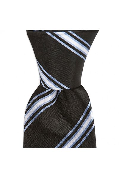 1001 Kravat Men's Gift Set with Wooden Box Black Silk Tie and Bamboo Socks