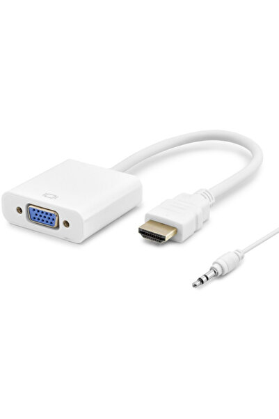 HADRON Hdx2019 Hdmi To Vga Ses Fullhd Dönüştürücü Çevirici Aparat Adaptör