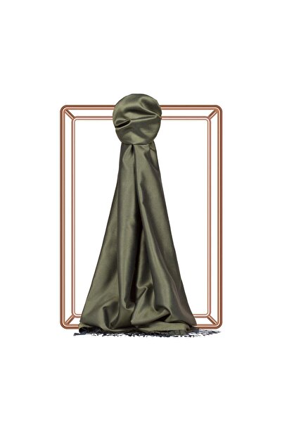 ipekevi Σάλι διπλής όψης 00927 Πράσινο Καρυδί