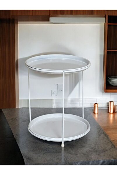 metalshop 2 Katlı Sunumluk,İkramlık Stand