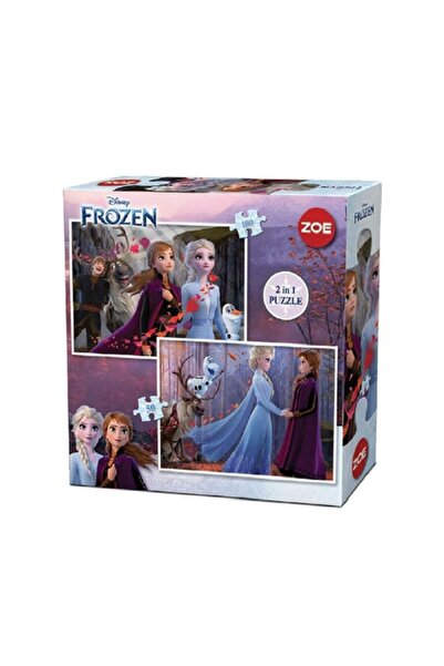 Zoe Kitap Magıc In The Forest / Dısney Frozen 2 - 2 In 1 Çocuk Puzzle Yapboz 2 Parça