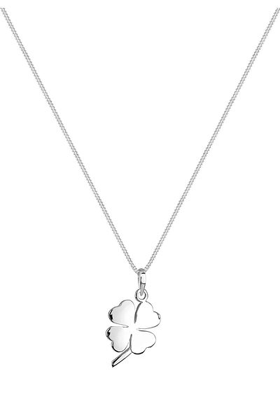ELLI Halskette Glücksbringer Kleeblatt 925 Sterling Silber