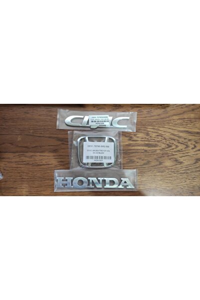 restinal Civic Trunk Lettering Front Crest (Compatible from 1996-2000) / Vtec...
