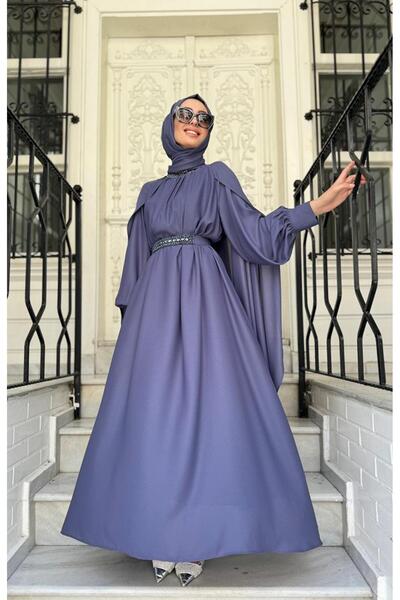 yeşim özcan Yeşim Özcan Elbise 124Y35013 Mor